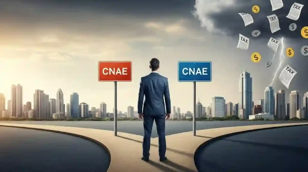 O que acontece se usar CNAE errado?