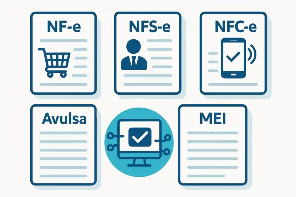 Tipos de Notas Fiscais