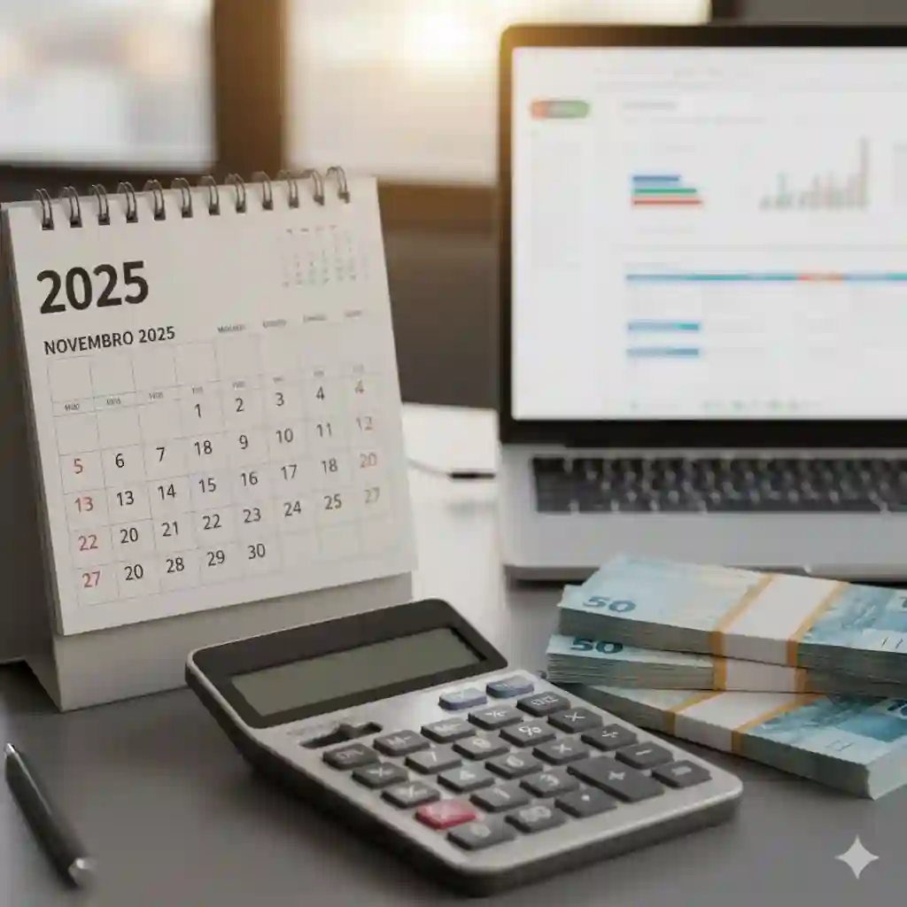 Cálculo primeira parcela 13º salário 2025