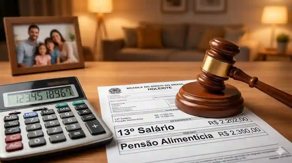 Desconto Pensão Alimentícia 13º Salário