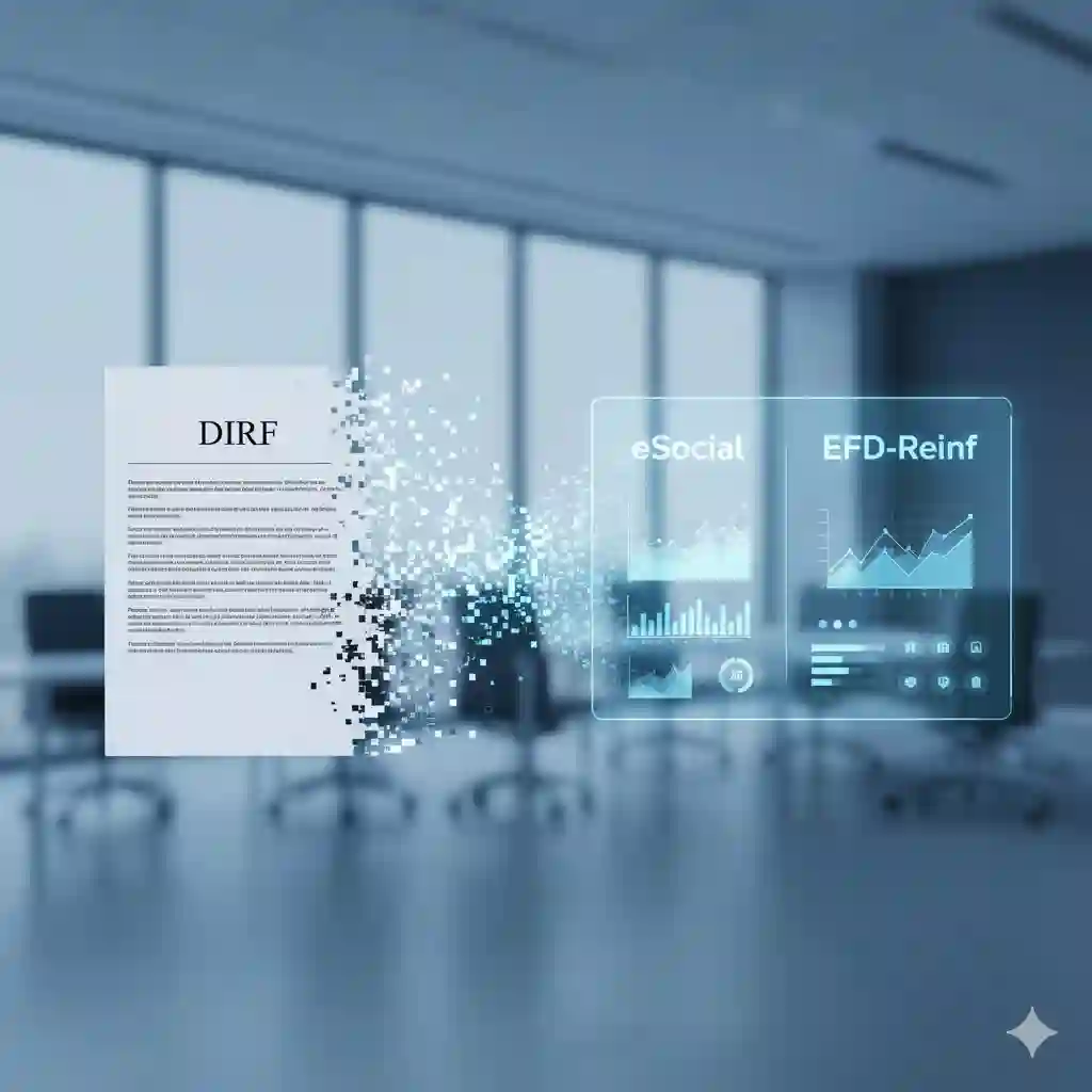 Extinção da DIRF 2025 o que muda